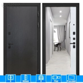 Входная дверь Профит Black Лофт черный ФЛЗ-305 Лофт белый