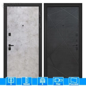 Входная дверь Профит Black Мрамор светлый Лучи-М венге распил кофе