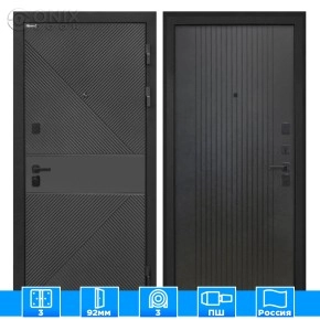 Входная дверь Профит black ФЛ-613 черный (крашеный) Лофт черный