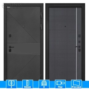 Входная дверь Профит black ФЛ-613 черный (крашеный) В-07 Венге