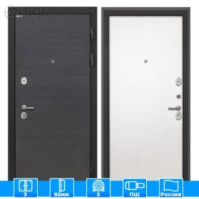 Входная дверь Сицилия Remix Эковенге Гладкая панель Силк Сноу