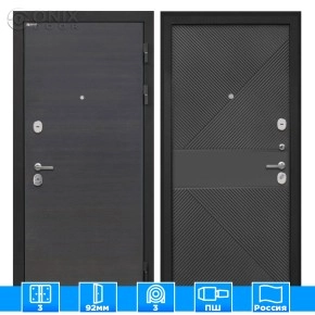 Входная дверь Сицилия Remix эковенге попереч ФЛ-613 черный крашеный