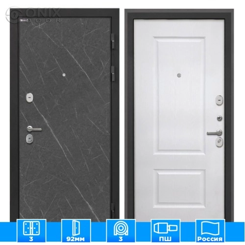 Входная дверь Сицилия Remix Гранит лаваАльба Роял вуд белый