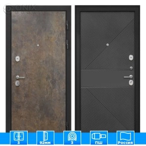 Входная дверь Сицилия RemixГранжФЛ-613 черный крашеный