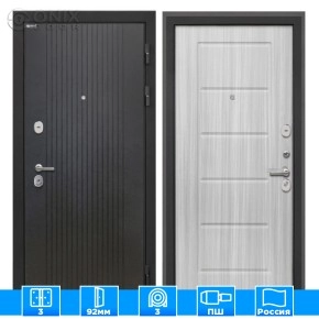 Входная дверь Сицилия Remix Лофт черный ФЛ-39 Сандал белый