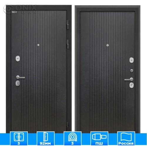 Входная дверь Сицилия Remix Лофт черный Лофт черный