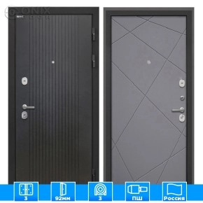 Входная дверь Сицилия Remix Лофт черный Лучи-М графит