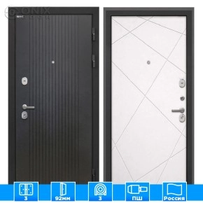 Входная дверь Сицилия Remix Лофт черный Лучи-М милк