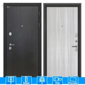 Входная дверь Сицилия Remix Лофт черный В-07 Сандал белый