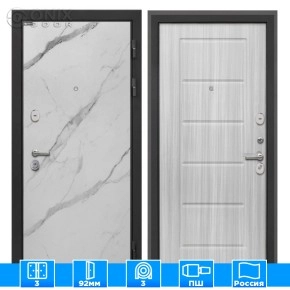 Входная дверь Сицилия Remix Мрамор арктик ФЛ-39 Сандал белый