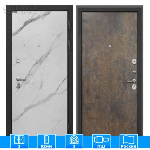 Входная дверь Сицилия Remix Мрамор арктик Гранж
