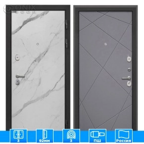 Входная дверь Сицилия Remix Мрамор арктик Лучи-М графит