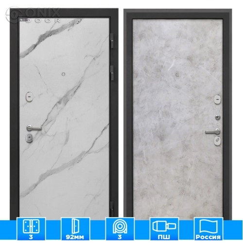 Входная дверь Сицилия Remix Мрамор арктик Мрамор светлый