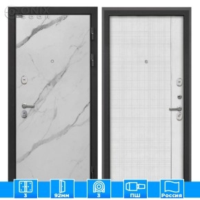 Входная дверь Сицилия Remix Мрамор арктик В-07 Лофт белый