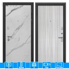 Входная дверь Сицилия Remix Мрамор арктик В-07 Сандал белый