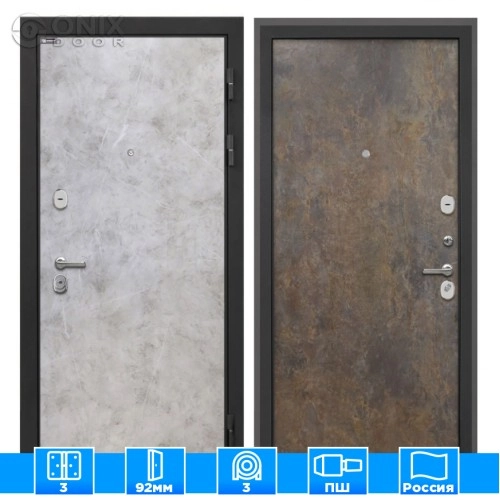 Входная дверь Сицилия Remix Мрамор светлый Гранж