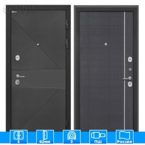 Входная дверь Сицилия Remix ФЛ-613 черный крашеный В-07 Венге