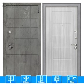 Входная дверь Спарта NEW грей ФЛ-39 Сандал белый