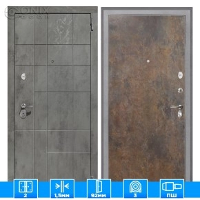 Входная дверь Спарта NEW грей Гранж