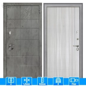 Входная дверь Спарта NEW грей В-07 Сандал белый