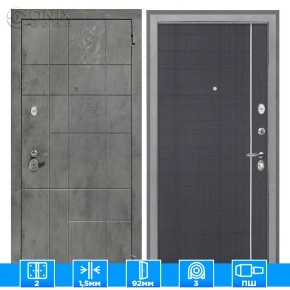 Входная дверь Спарта NEW грей В-07 Венге