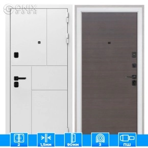 Входная дверь Спарта New White Эковенге поперечный