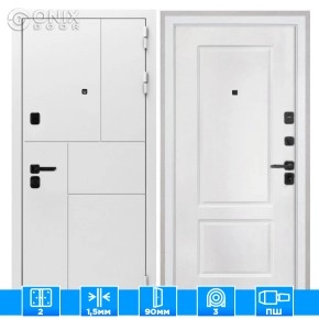 Входная дверь Спарта New White КВ-2 белая матовая