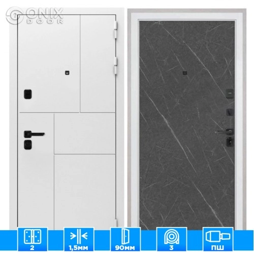 Входная дверь Спарта New White Лава