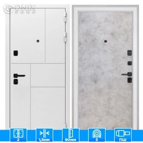 Входная дверь Спарта New White Мрамор светлый