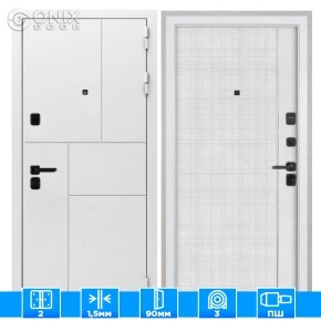 Входная дверь Спарта New White В-07 Лофт белый
