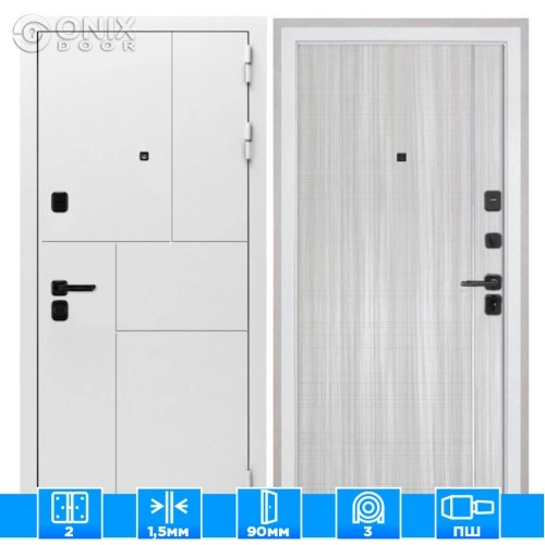 Входная дверь Спарта New White В-07 Сандал белый