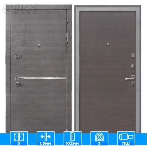 Входная дверь Вектор Эковенге поперечный