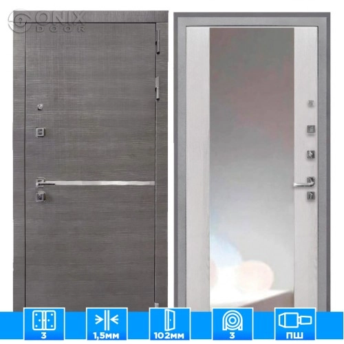 Входная дверь Вектор ФЛЗ 516 сосна белая