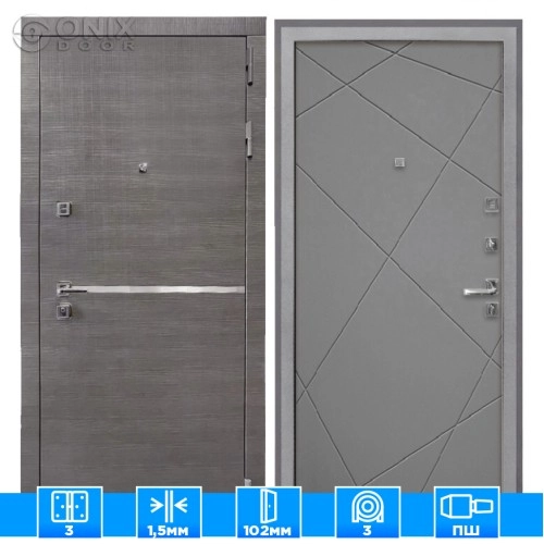 Входная дверь Вектор Лучи-Мграфит