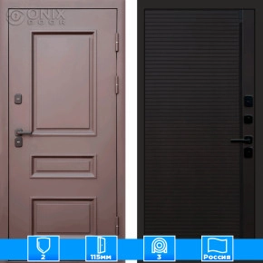 Входная дверь Престиж 124937 муар коричневый Porte Black
