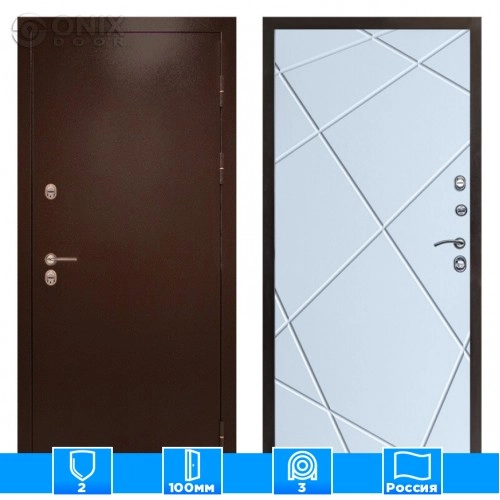 Входная дверь Престиж 125046 белый