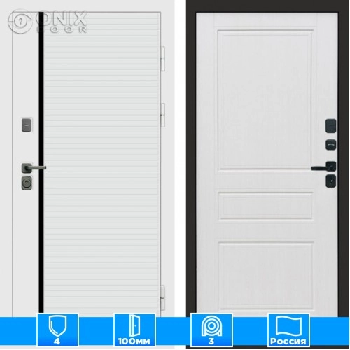 Входная дверь Престиж 125082 белое дерево