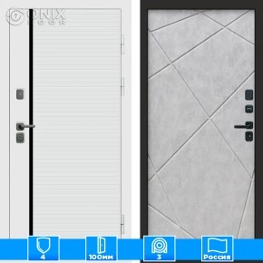 Входная дверь Престиж 125092 бетон светлый