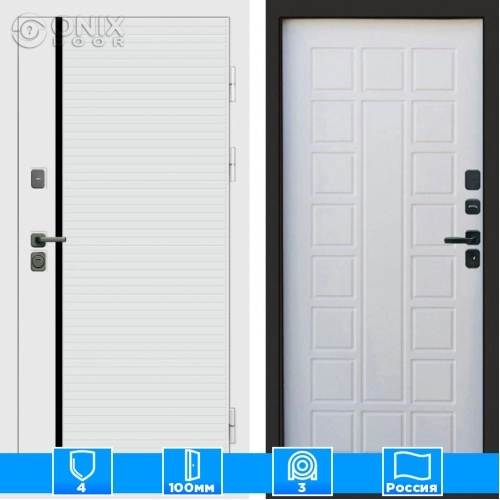 Входная дверь Престиж 125112 белое дерево