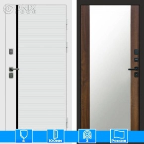 Входная дверь Престиж 125124 Зеркало дуб