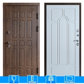 Входная дверь Престиж 125137 Арка белое дерево