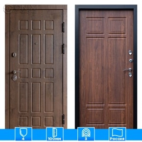 Входная дверь Престиж 125152 Орех премиум