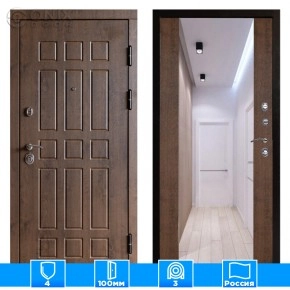 Входная дверь Престиж 125164 Зеркало дуб