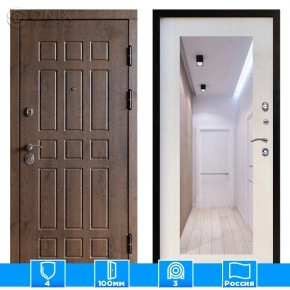 Входная дверь Престиж 125168 Зеркало триумф лиственница