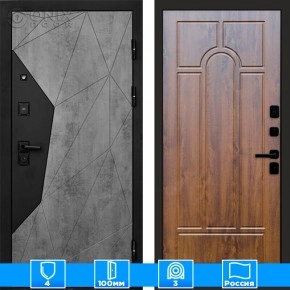 Входная дверь Престиж 125186 бетон Арка дуб