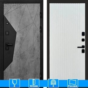 Входная дверь Престиж 125188 бетон Flat белый софт