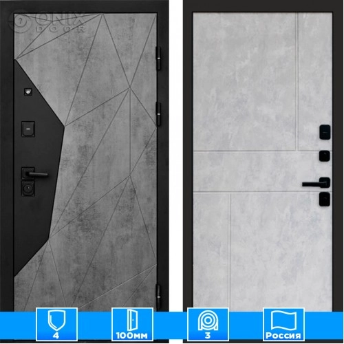 Входная дверь Престиж 125193 бетон бетон светлый