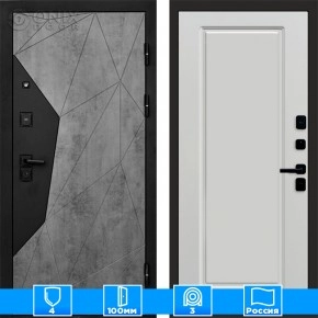 Входная дверь Престиж 125197 бетон белый софт