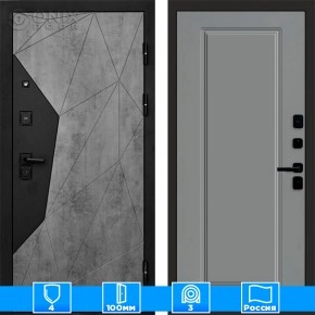 Входная дверь Престиж 125199 бетон грей софт