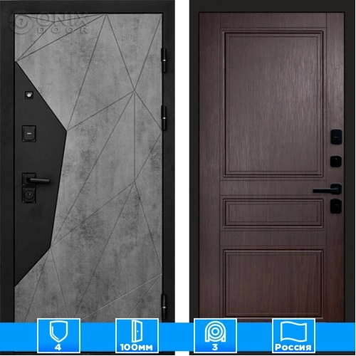 Входная дверь Престиж 125205 бетон венге